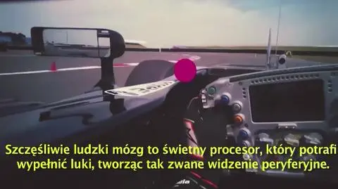 Co widzi i jak reaguje kierowca F1