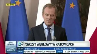 Donald Tusk o polskim węglu
