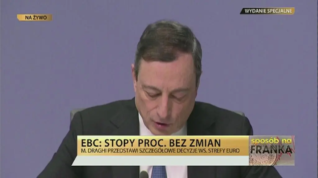 EBC wprowadzi program luzowania ilościowego wart 1 bln euro
