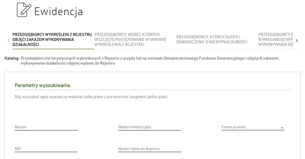 Jak sprawdzić czy przedsiębiorca turystyczny nie jest objęty zakazem wykonywania działalności