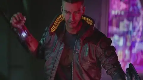 Fragment oficjalnego zwiastunu gry Cyberpunk 2077