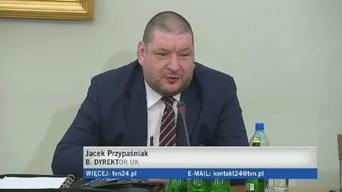 Jacek Przypaśniak przed komisją śledczą ds