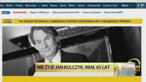 Jan Kulczyk nie żyje 