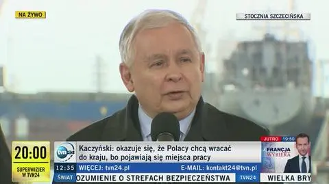 Kaczyński o gospodarce Pomorza Zachodniego