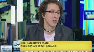 Karol Wójcicki z CNK o katastrofie SpaceShipTwo
