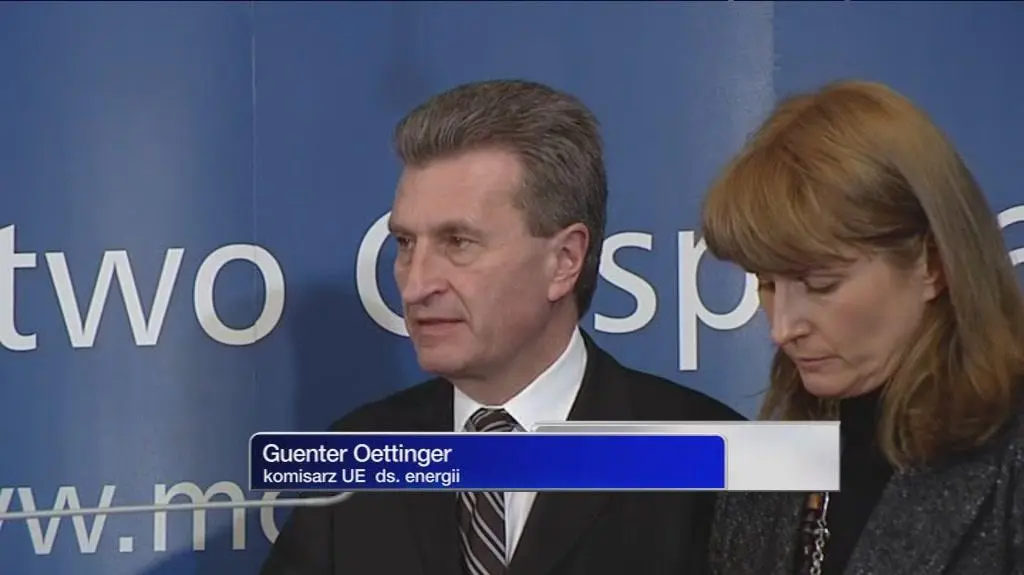 Komisarz Guenther Oettinger