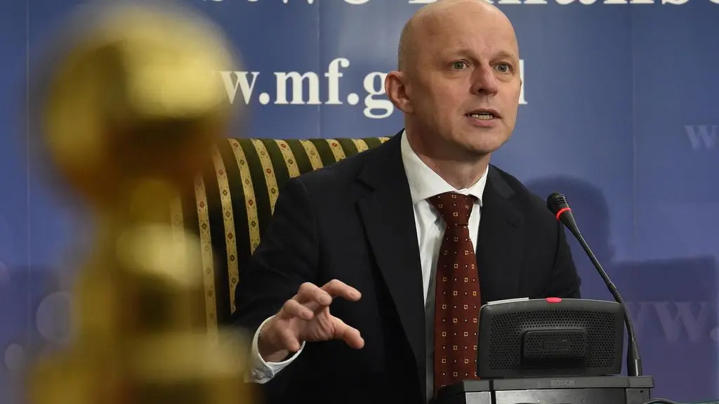 Konferencja ministra finansów Pawła Szałamachy