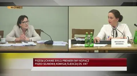Kopacz: sprawniej niż obecnie rządzący walczyliśmy z wyłudzeniami VAT