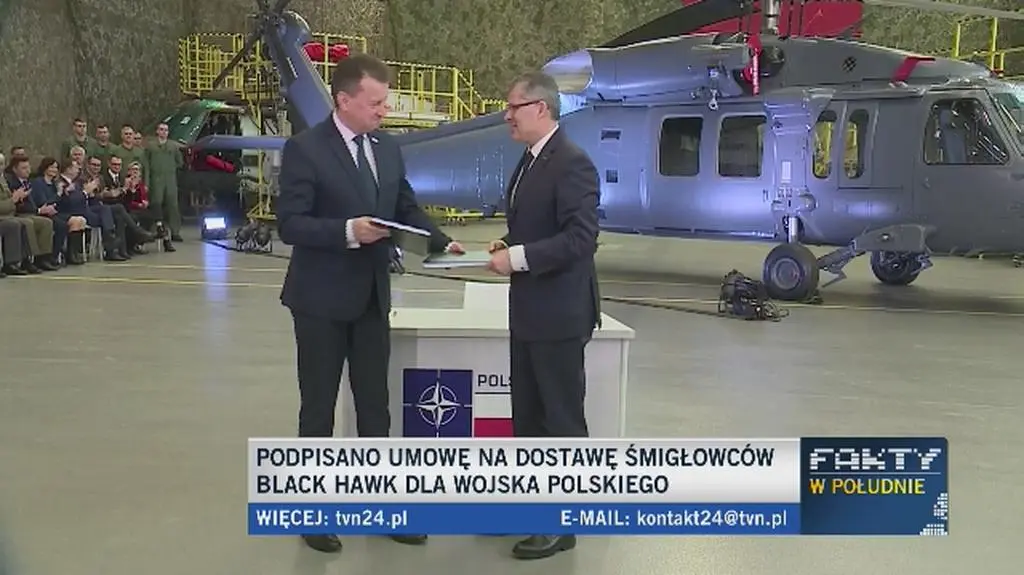 Macierewicz obiecuje śmigłowce