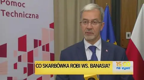 Minister finansów o sprawie Banasia