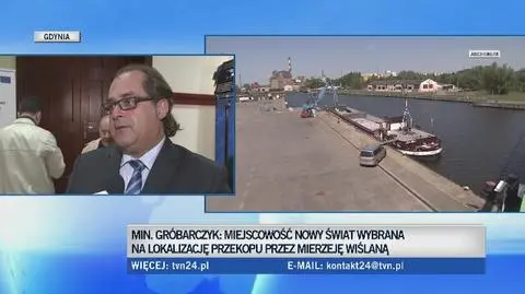 Minister Gróbarczyk o przekopie Mierzei Wiślanej