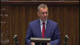 Minister skarbu Włodzimierz Karpiński mówił o priorytetach swojego resortu