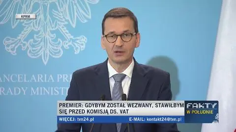 Morawiecki: chwyciliśmy VAT-owskiego byka za rogi