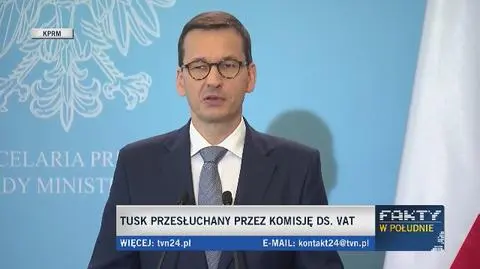 Morawiecki o luce VAT za rządów poprzedników