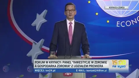 Morawiecki: Polska sfinansowała służbę zdrowia bogatym krajom