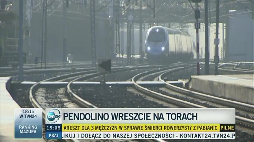 Pendolino wreszcie na torach