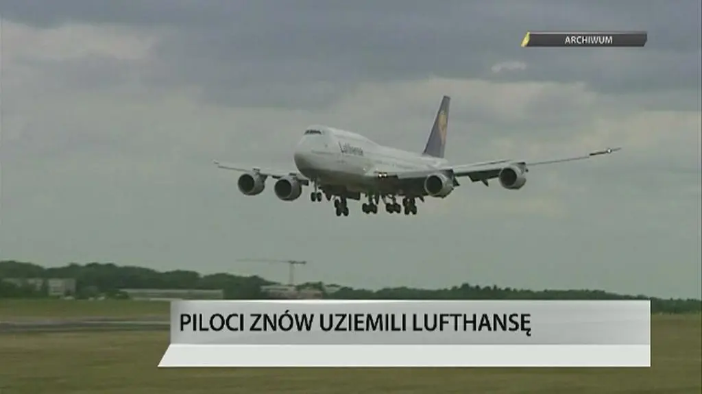 Piloci Lufthansy rozpoczęli dwudniowy strajk