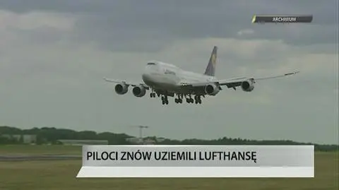 Piloci Lufthansy rozpoczęli dwudniowy strajk