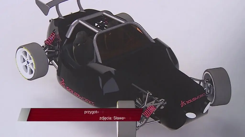 Polski student zaprojektował nowoczesny bolid 