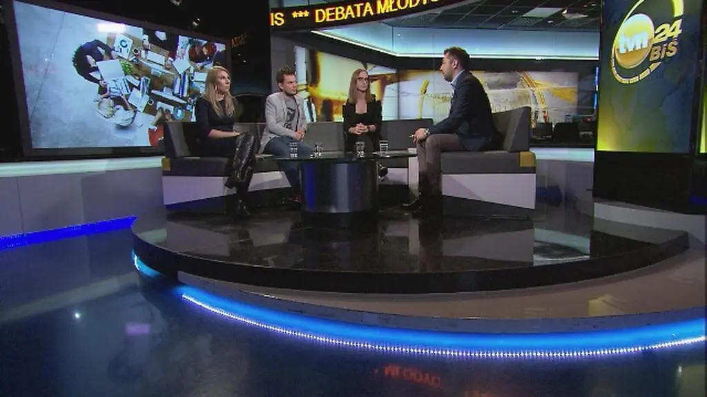 Praca w "korpo" czy "na swoim"? Debata Młodych w TVN24BiS 