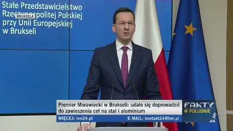 Premier Morawiecki o Brexicie w Brukseli