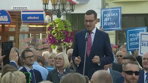Premier Morawiecki o inwestycjach w drogi