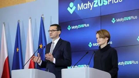 Premier Morawiecki o tzw. małym ZUS plus