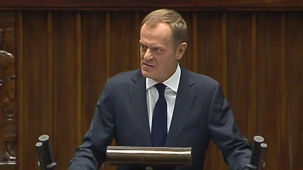 Premier Tusk o deflacji, która zmniejsza wpływy do budżetu