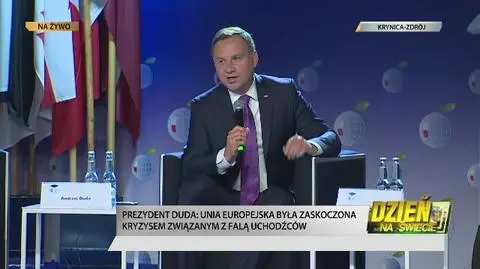 Prezydent Andrzej Duda o polskiej gospodarce