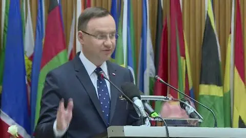 Prezydent Andrzej Duda przemawiał na forum Unii Afrykańskiej  