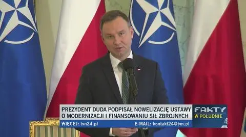 Prezydent podpisał ustawę podnoszącą wydatki obronne
