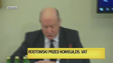 Rostowski przed komisją śladczą ds