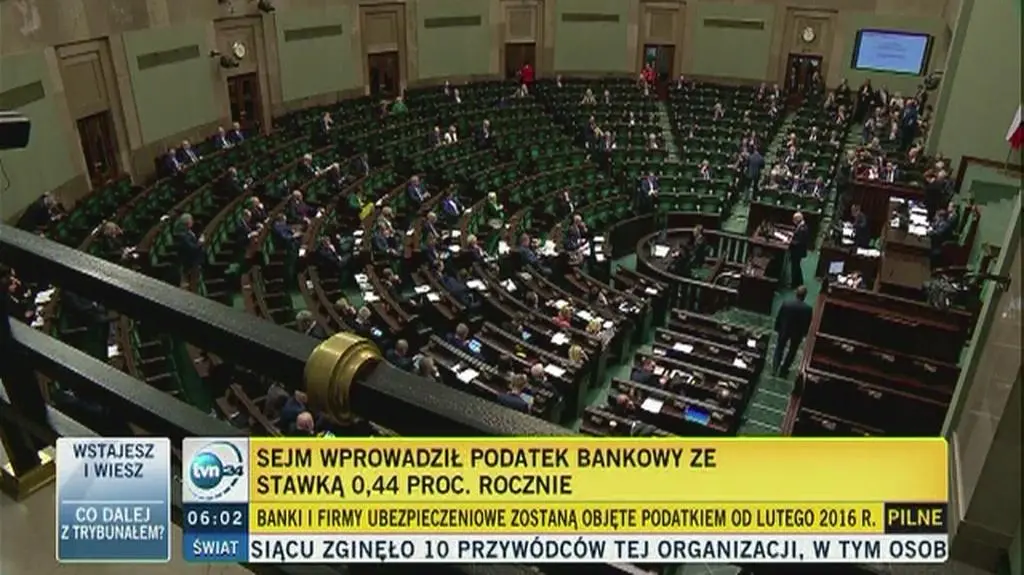Sejm przyjął podatek bankowy