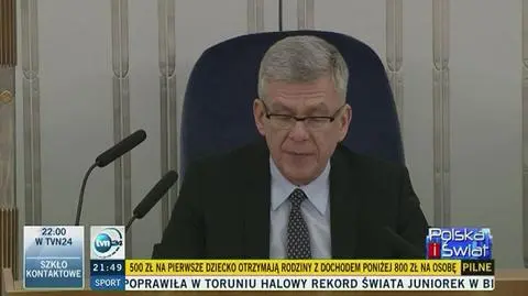 Senat za ustawą 500 plus