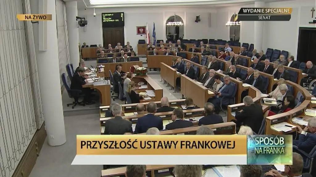 Senat złagodził ustawę frankową