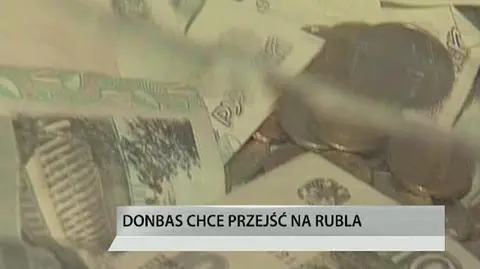 Separatyści wprowadzają rubla