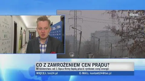 Stefaniak o wzroście cen prądu dla przedsiębiorców