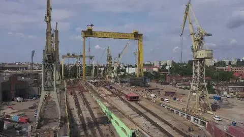 Stocznia Szczecińska (zdjęcia z drona)