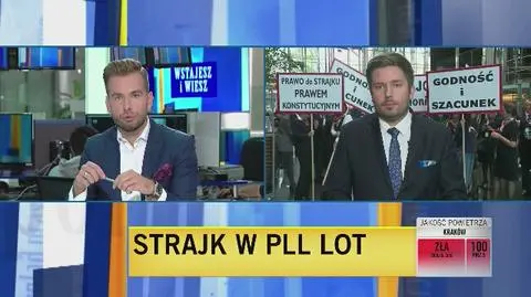 Strajk w PLL LOT