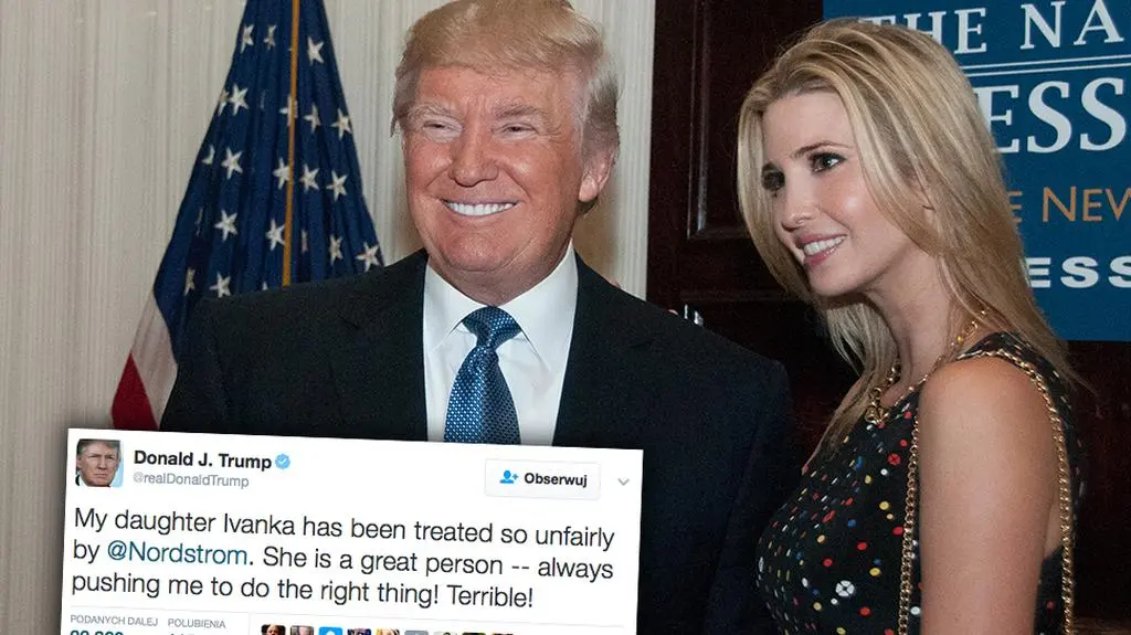 Trump krytykuje sieć sklepów