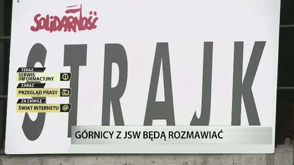 Trwa strajk w JSW