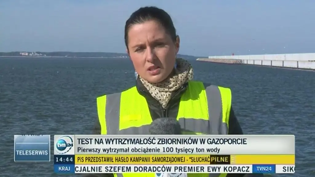 Trwają testy zbiorników w gazoporcie LNG