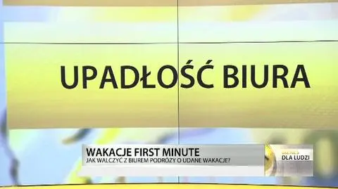 Wakacje first minute