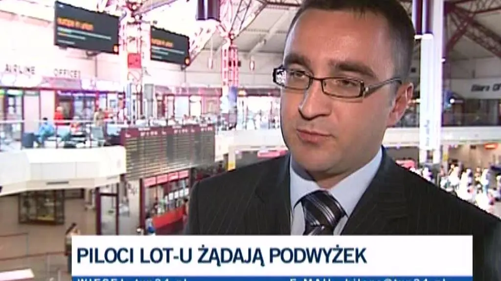 Wojciech Kądziołka, rzecznik PLL LOT nie widzi szans na podwyżki