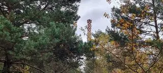 Komin w Kluczach z bliska