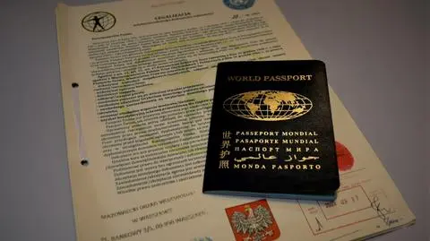 Wylegitymował się paszportem "obywatela świata". Na fałszywym dokumencie zamierzał dostać się do Egiptu