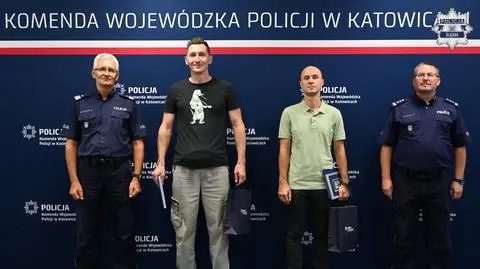 Obezwładnili nożownika z Chorzowa. Policja podziękowała im za bohaterską postawę