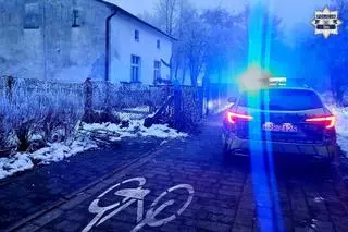Ruszyli w pościg za rowerzystą