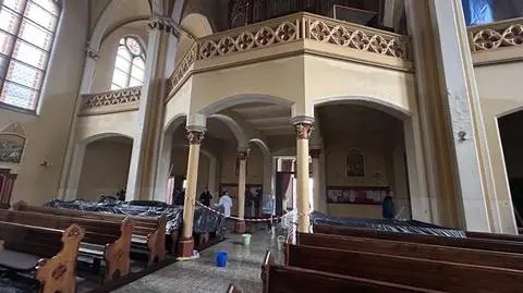 Zalany kościół w Mysłowicach