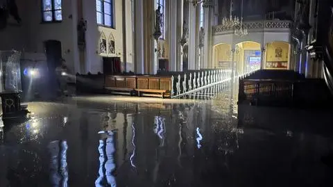 Zalany kościół w Mysłowicach